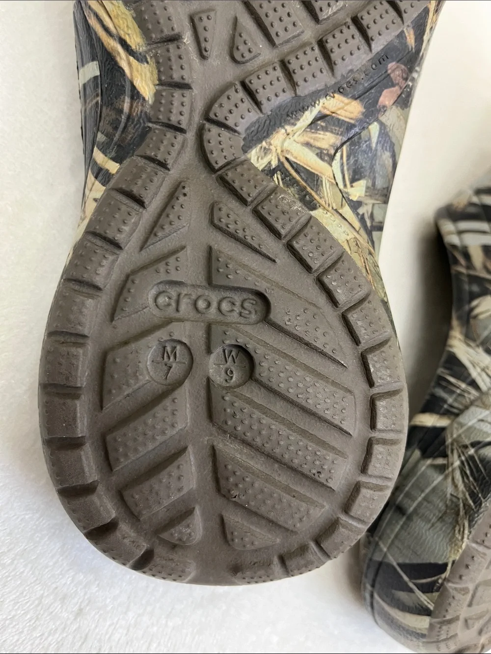 Crocs Modi Realtree Slide Sandals Men's Size 7 Women's Size 9